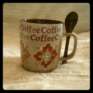 Coffee Mug with matching Spoon